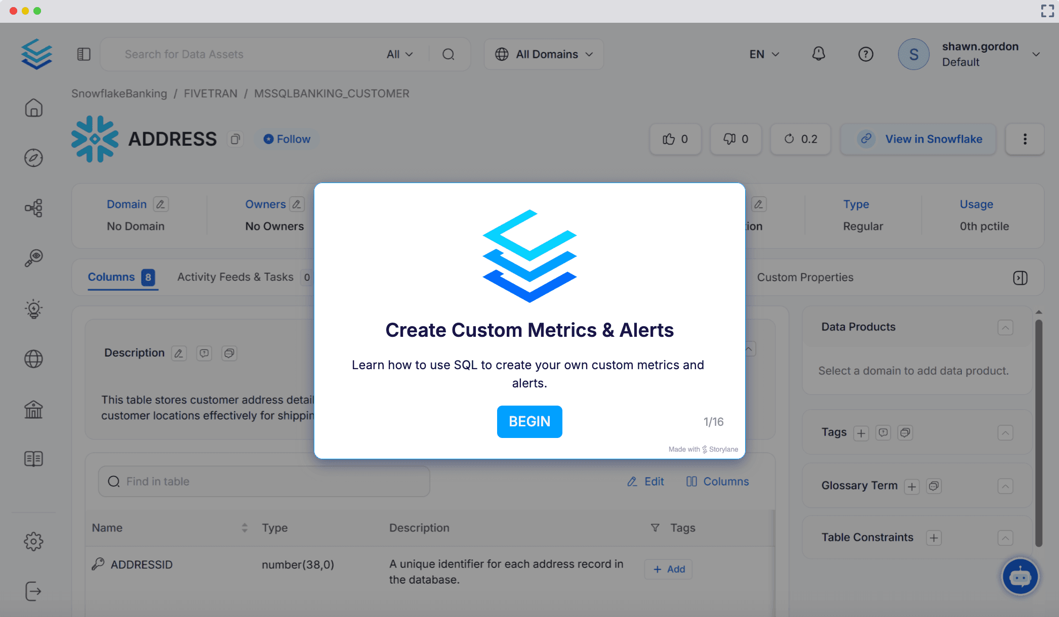 Interactive Product Demo - Custom Metrics & Alerts