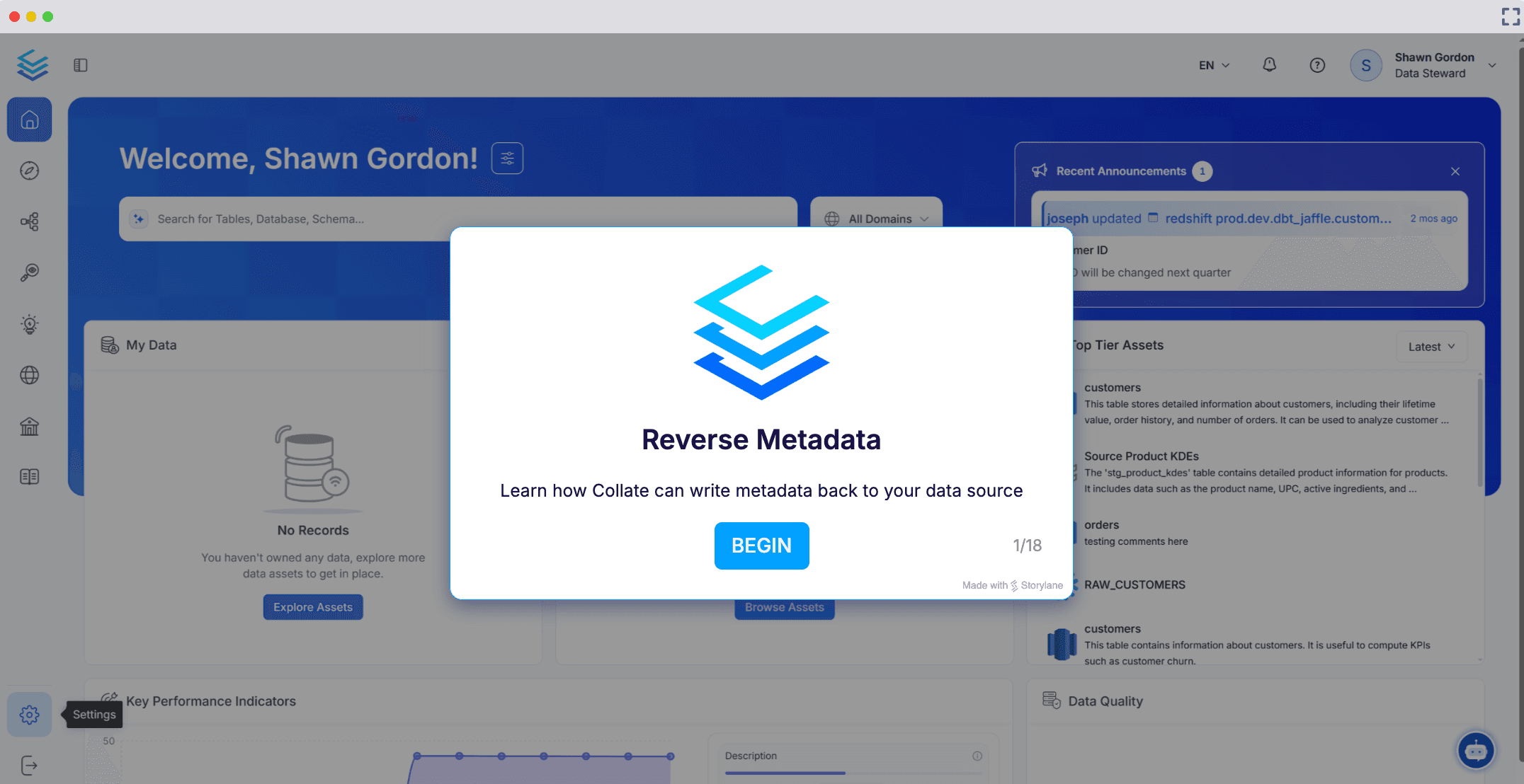 Interactive Product Demo - Reverse Metadata